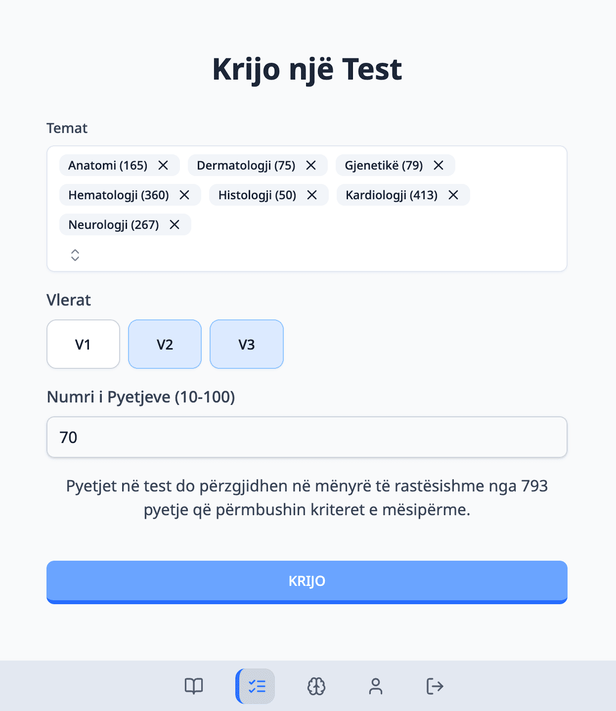 Test Preview